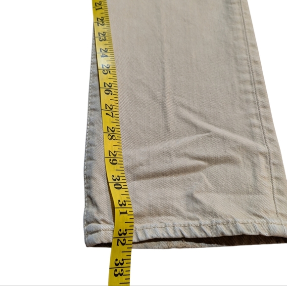 Polo Ralph Lauren Mens Jeans 33x32 Light Beige Cream - Picture 9 of 9